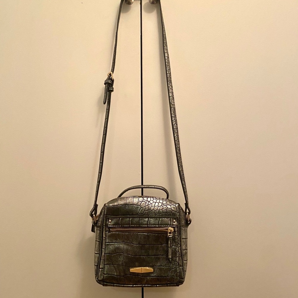 Embossed crossbody bag